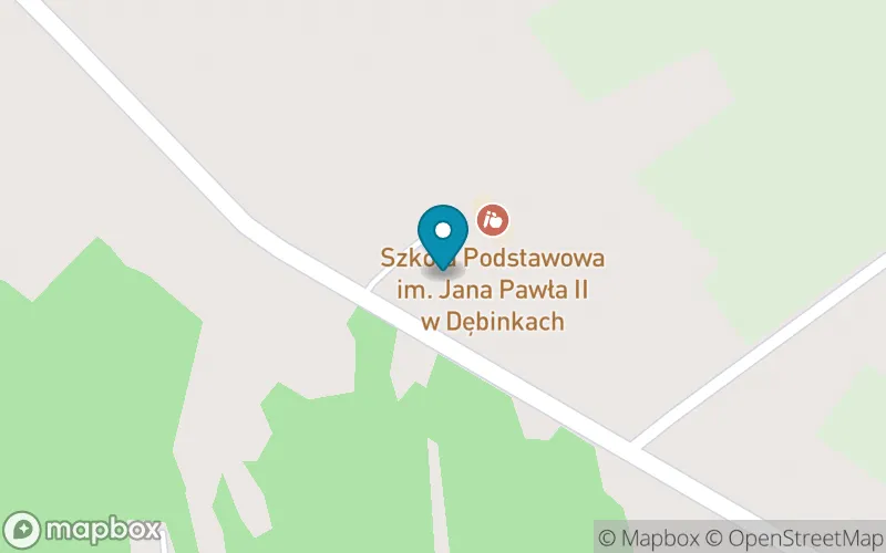 Lokalizacja: Szkoła Podstawowa im. Jana Pawła II w Dębinkach
