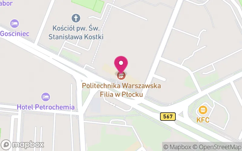 Lokalizacja: Politechnika Warszawska Filia w Płocku