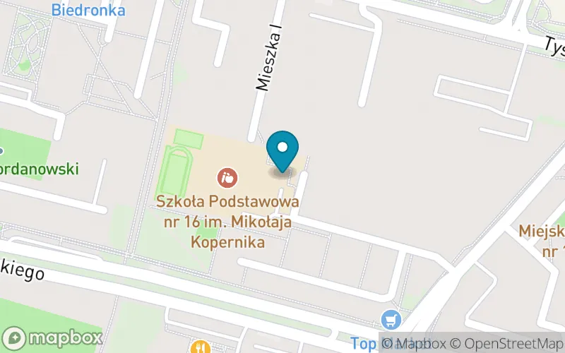 Lokalizacja: Szkoła Podstawowa nr 16 im. Mikołaja Kopernika w Płocku