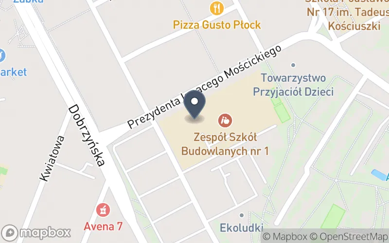 Lokalizacja: Zespół Szkół Budowlanych nr 1