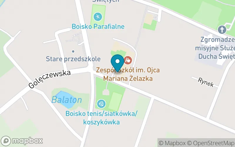 Lokalizacja: Szkoła Podstawowa w Zespole Szkól im. O. Mariana Żelazka w Chludowie