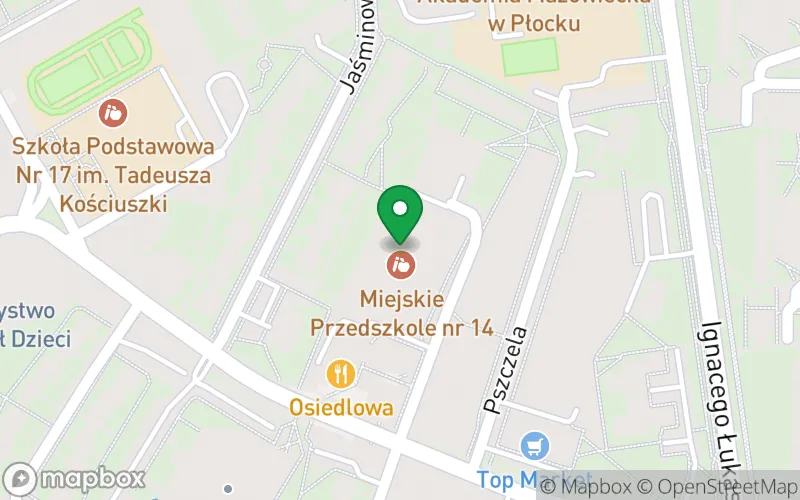 Lokalizacja: Miejskie Przedszkole nr 14