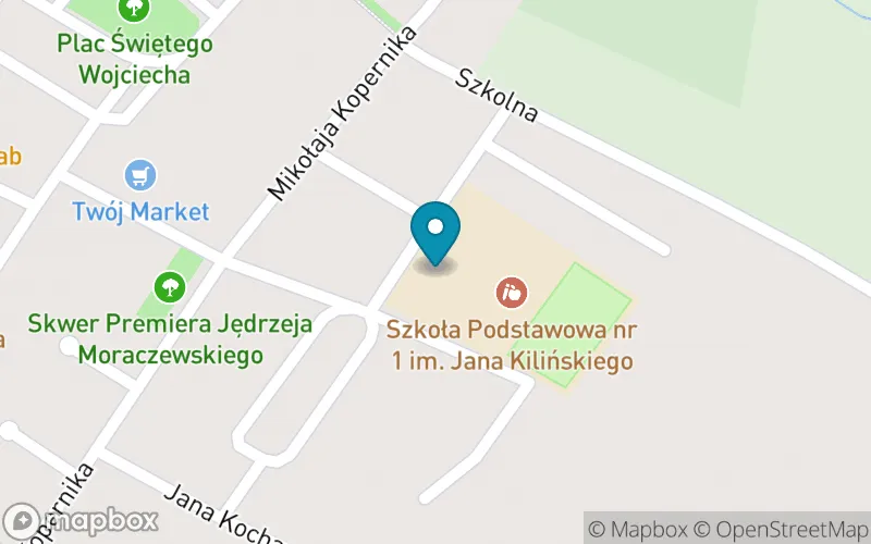Lokalizacja: Szkoła Podstawowa nr 1 im. Jana Kilińskiego w Trzemesznie