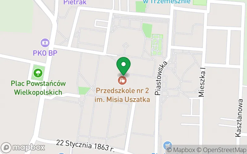 Lokalizacja: Przedszkole nr 2 im. Misia Uszatka w Trzemesznie