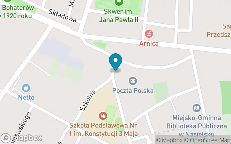 Lokalizacja: Szkoła Podstawowa nr 1 im. Konstytucji 3 Maja w Nasielsku