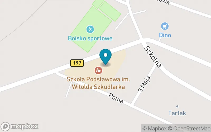 Lokalizacja: Szkoła Podstawowa im. Witolda Szkudlarka w Kiszkowie