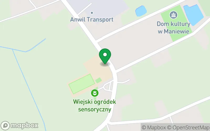 Lokalizacja: Publiczne Przedszkole w Maniewie