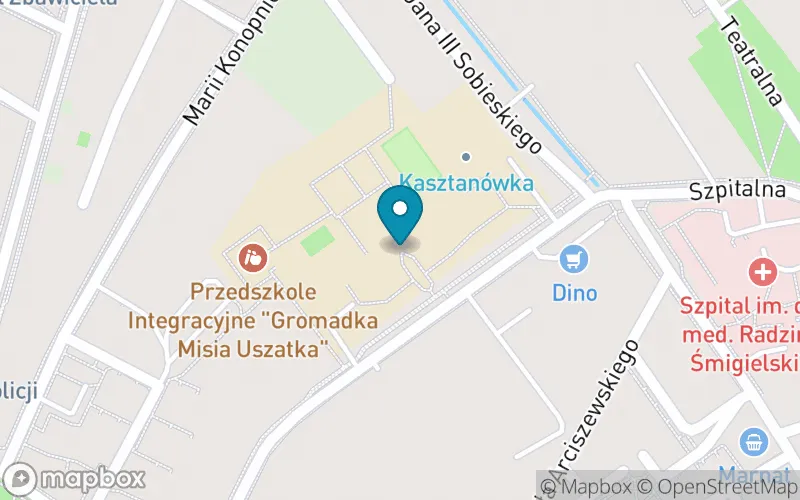 Lokalizacja: Szkoła Podstawowa z Oddziałami Integracyjnymi im. Kornela Makuszyńskiego
