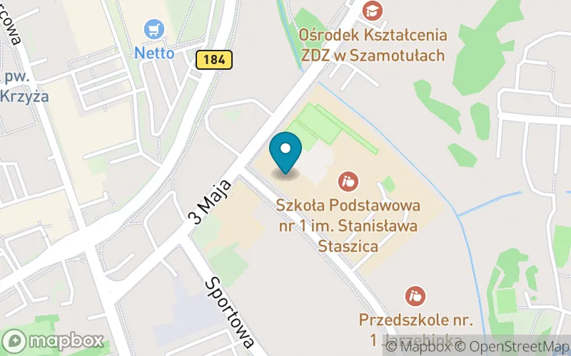 Lokalizacja: Szkoła Podstawowa nr 1 im. Stanisława Staszica