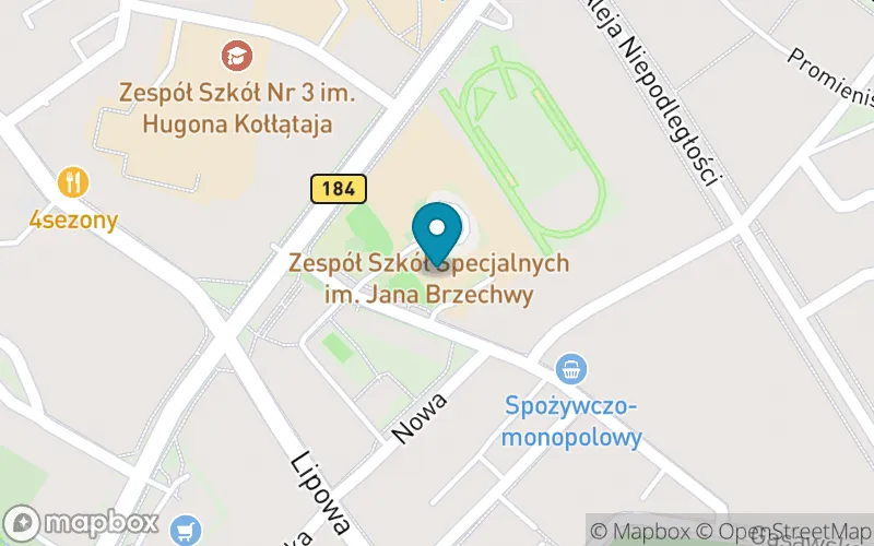 Lokalizacja: Szkoła Podstawowa nr 5 Specjalna