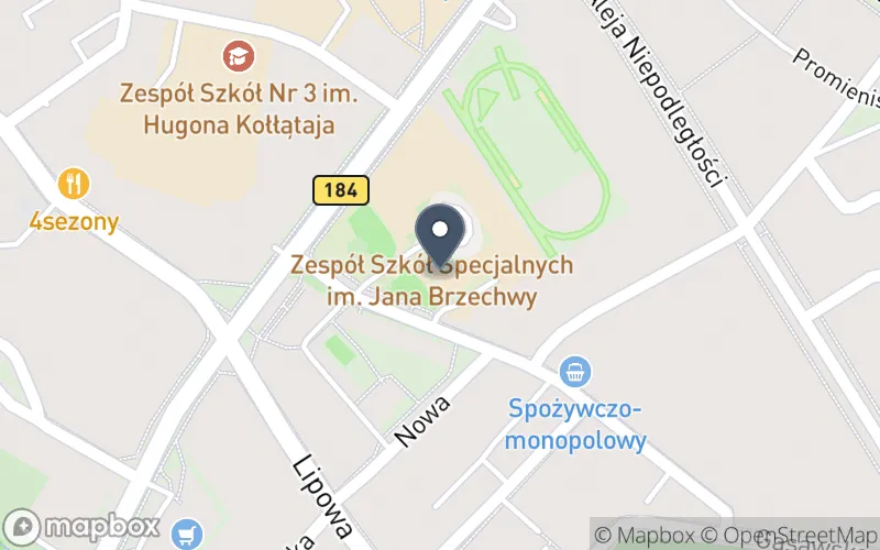 Lokalizacja: Zespół Szkół Specjalnych im. Jana Brzechwy w Szamotułach