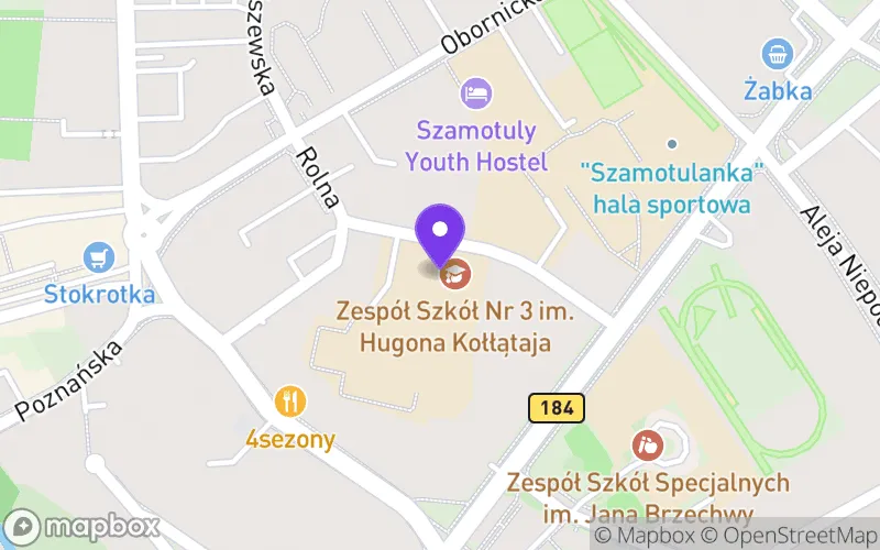 Lokalizacja: Branżowa Szkoła I Stopnia nr 1 w Szamotułach