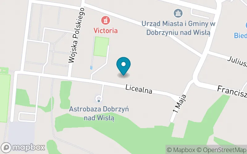 Lokalizacja: Szkoła Podstawowa im. Marii Konopnickiej w Dobrzyniu nad Wisłą