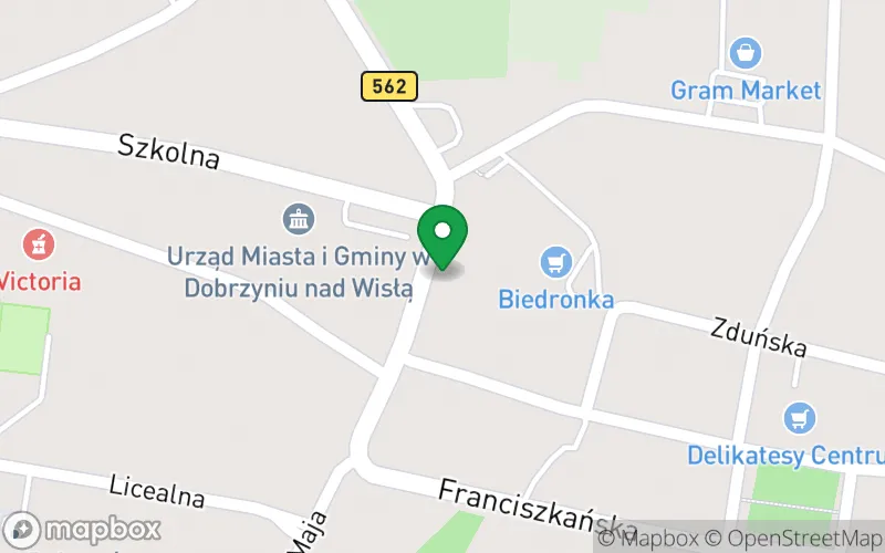 Lokalizacja: Przedszkole Samorządowe Kubusia Puchatka w Dobrzyniu nad Wisłą