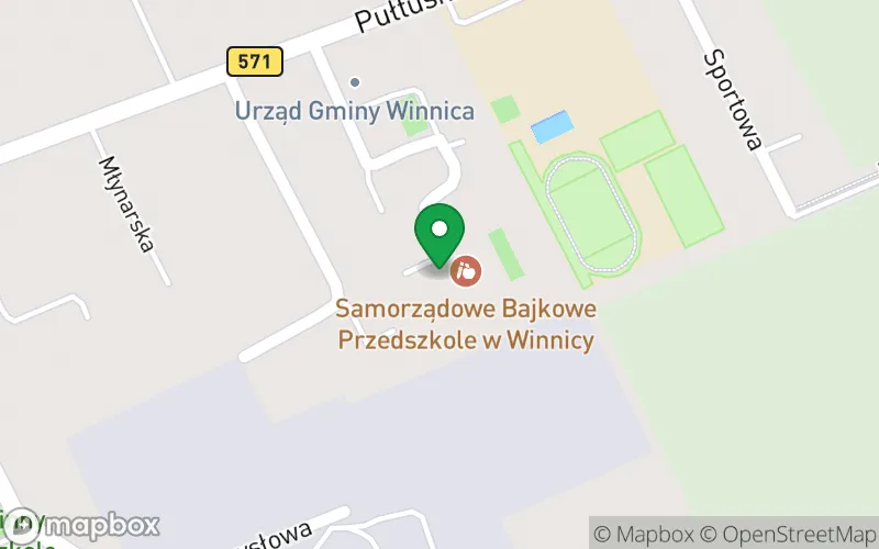 Lokalizacja: Bajkowe Samorządowe Przedszkole w Winnicy