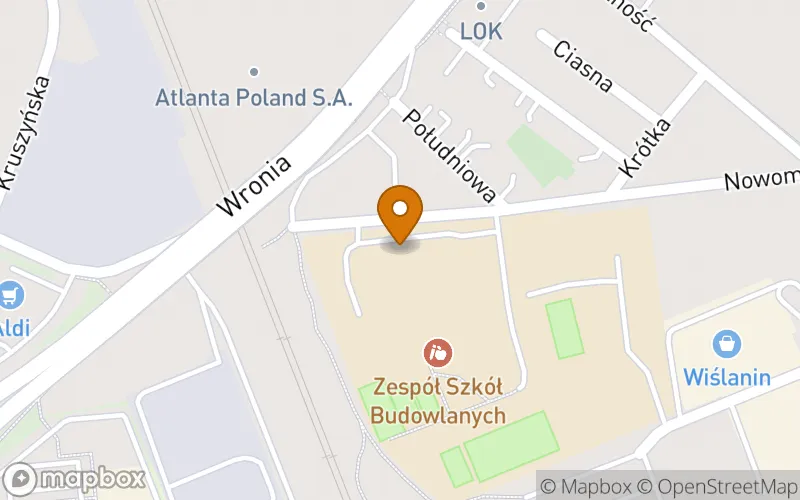 Lokalizacja: Szkoła Policealna nr 4 w Centrum Kształcenia Zawodowego i Ustawicznego