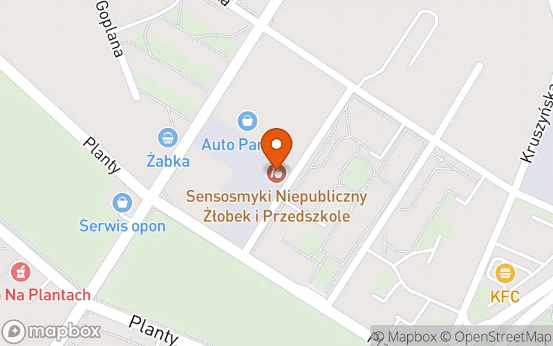 Lokalizacja: Niepubliczny Żłobek Sensosmyki