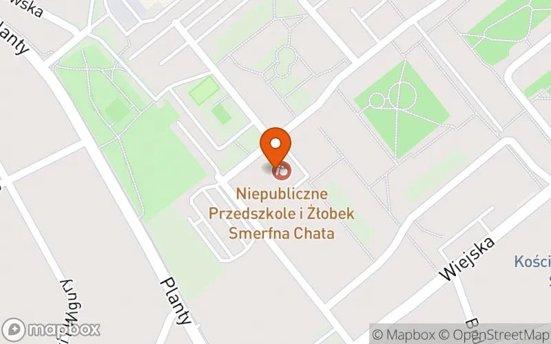 Lokalizacja: Niepubliczny Żłobek "Smerfna Chatka" ul. Kolska 9