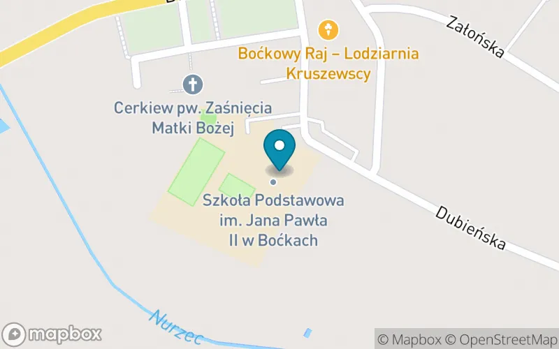 Lokalizacja: Szkoła Podstawowa im. Jana Pawła II w Boćkach