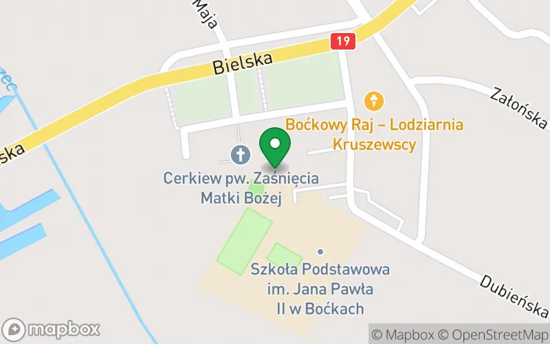 Lokalizacja: Punkt Przedszkolny przy Szkole Podstawowej w Boćkach