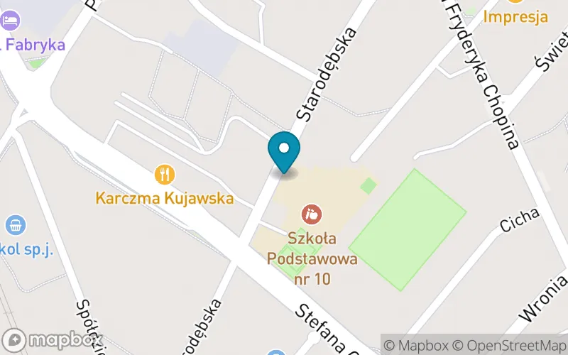 Lokalizacja: Szkoła Podstawowa nr 10 im. 2 Armii Wojska Polskiego