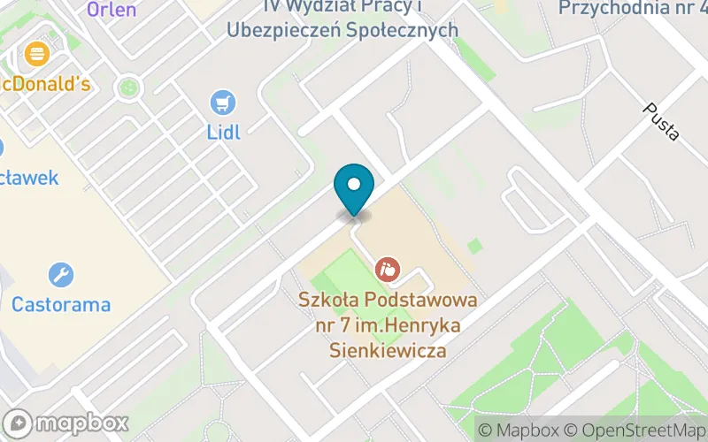 Lokalizacja: Szkoła Podstawowa nr 7 im. Henryka Sienkiewicza