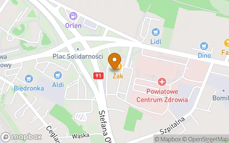 Lokalizacja: Akademicka Szkoła Policealna we Włocławku