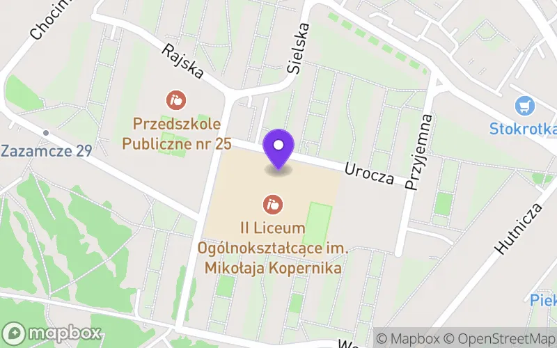 Lokalizacja: II Liceum Ogólnokształcące IM M. Kopernika