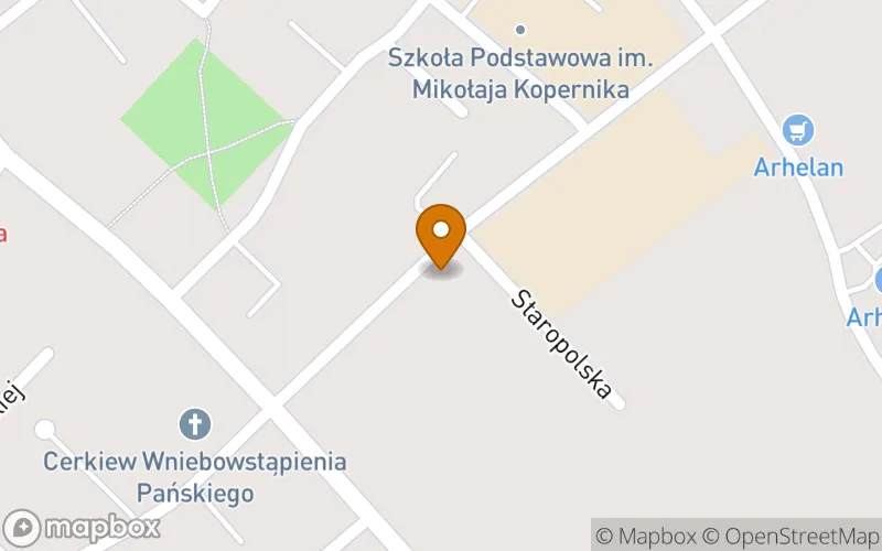 Lokalizacja: Szkoła Policealna w Ciechanowcu