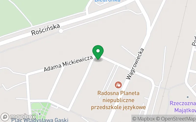 Lokalizacja: Terapeutyczny Punkt Przedszkolny "Wilcze Łapki"