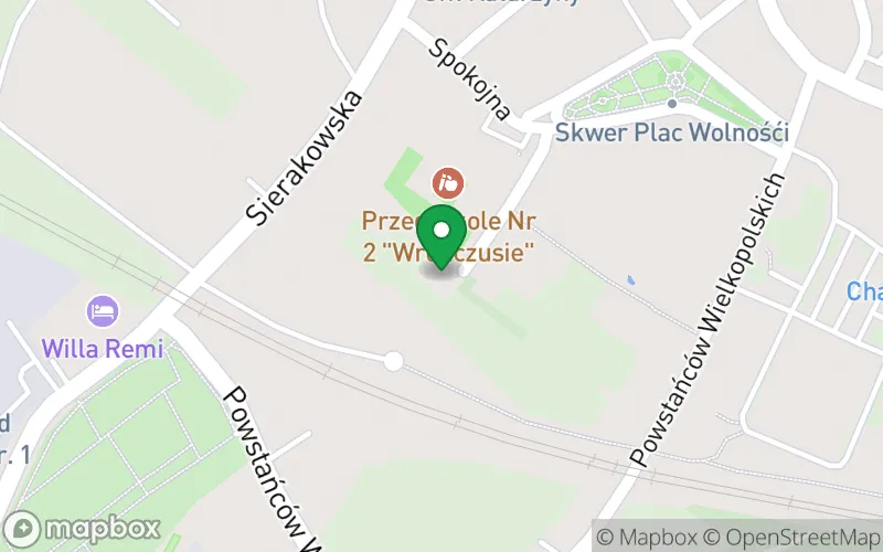 Lokalizacja: Przedszkole nr 2 we Wronkach Wronczusie