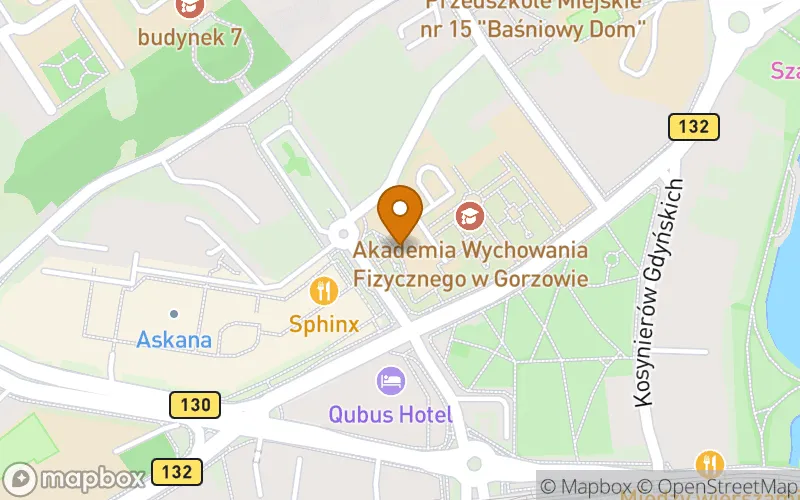 Lokalizacja: Szkoła Policealna Pascal w Gorzowie Wielkopolskim