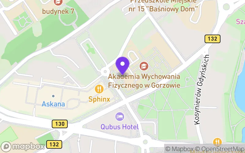 Lokalizacja: Liceum Ogólnokształcące dla Dorosłych Pascal w Gorzowie Wielkopolskim