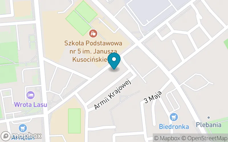 Lokalizacja: Niepubliczna Szkoła Podstawowa Specjalna w Hajnówce
