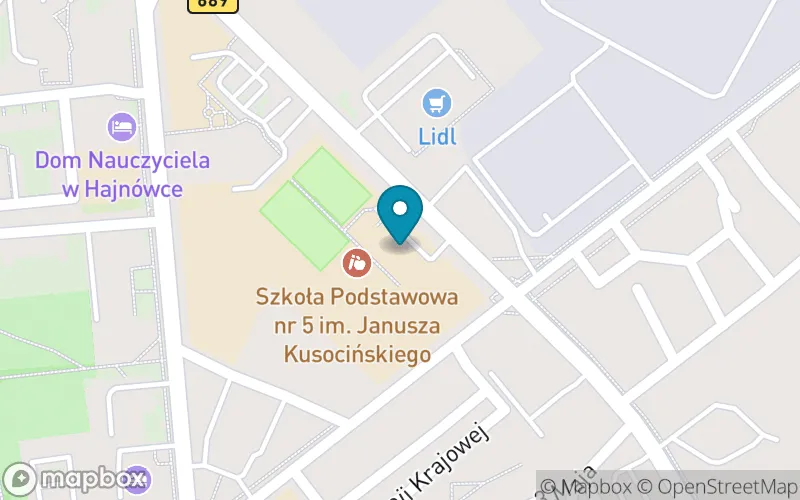 Lokalizacja: Szkoła Podstawowa nr 1 im. Janusza Kusocińskiego w Hajnówce