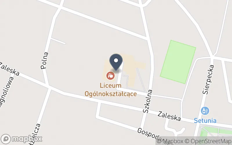 Lokalizacja: Zespół Szkół Ponadpodstawowych w Drobinie