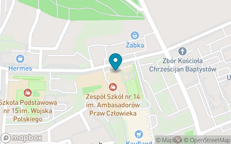 Lokalizacja: Szkoła Podstawowa Specjalna nr 14 im. Ambasadorów Praw Człowieka w Gorzowie Wielkopolskim w Zespole Szkół Specjalnych nr 14