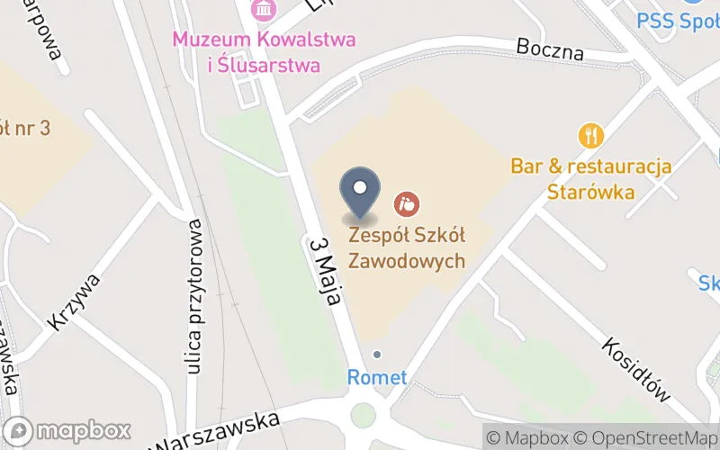 Lokalizacja: Centrum Kształcenia Zawodowego w Hajnówce