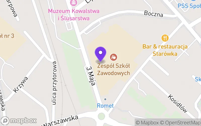 Lokalizacja: Technikum im. Tadeusza Kościuszki w Hajnówce