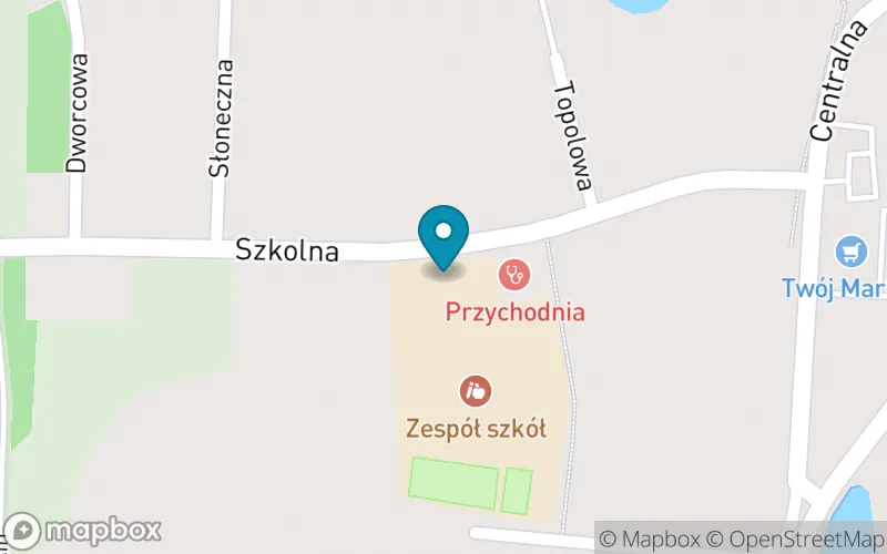 Lokalizacja: Szkoła Podstawowa w Dąbrowie