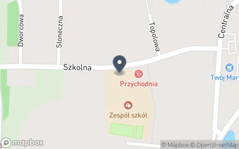 Lokalizacja: Zespół Szkół w Dąbrowie