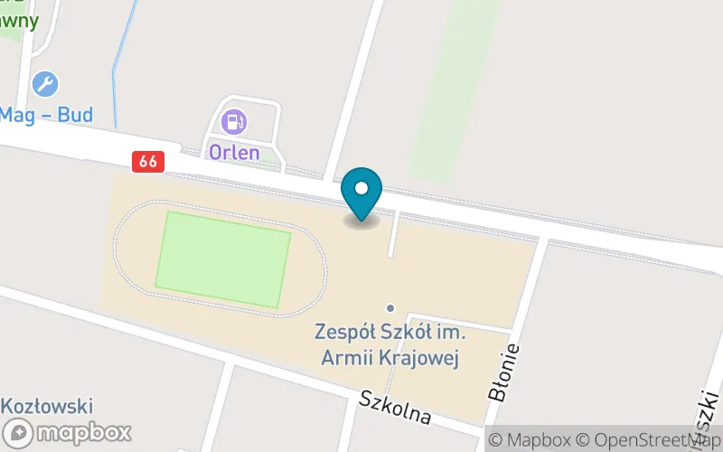 Lokalizacja: Szkoła Podstawowa w Brańsku