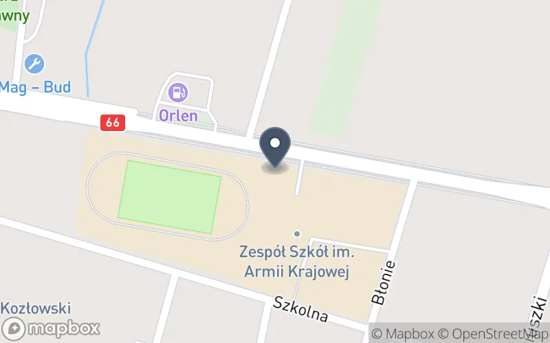Lokalizacja: Zespół Szkół im. Armii Krajowej w Brańsku