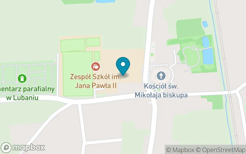 Lokalizacja: Szkoła Podstawowa im. Jana Pawła II w Lubaniu