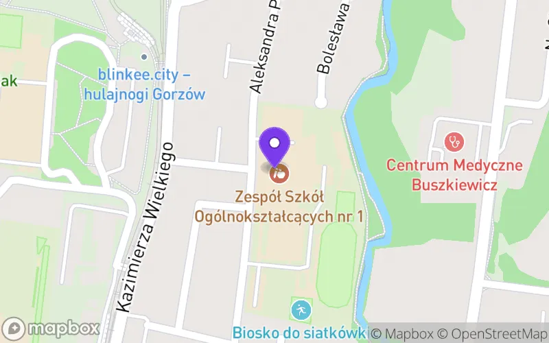 Lokalizacja: I Liceum Ogólnokształcące im. Tadeusza Kościuszki w Gorzowie Wielkopolskim w Zespole Szkół Ogólnokształcących nr 1