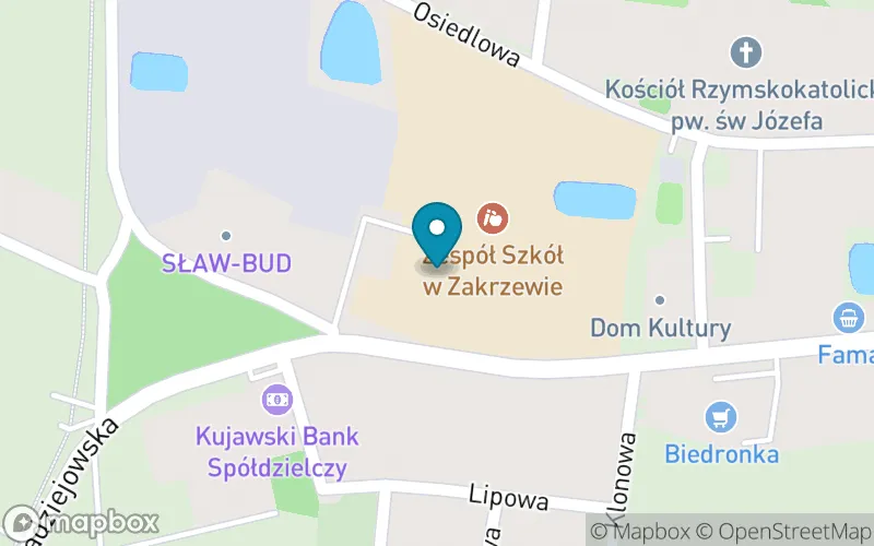 Lokalizacja: Szkoła Podstawowa im. Polski Niepodległej w Zespole Szkół w Zakrzewie