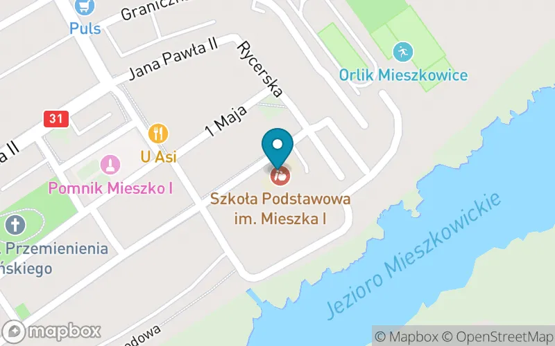 Lokalizacja: Szkoła Podstawowa im. Mieszka i w Mieszkowicach