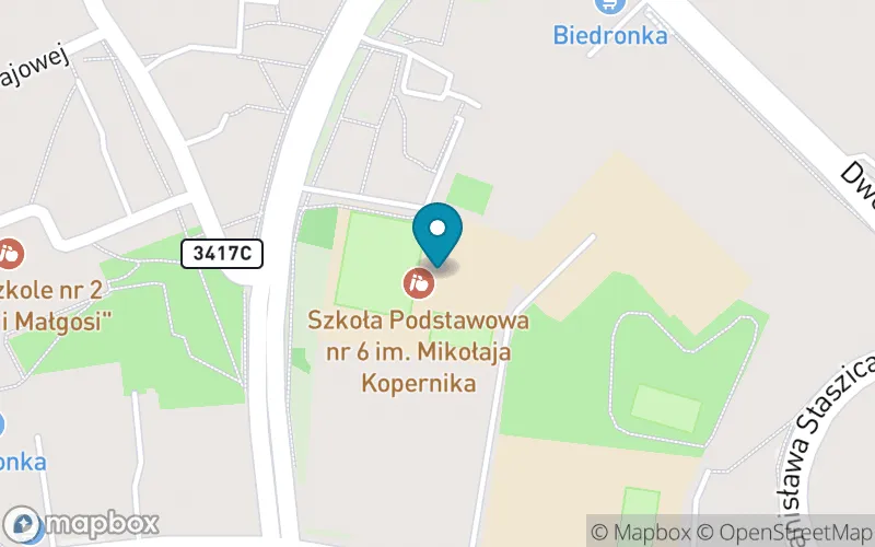 Lokalizacja: Szkoła Podstawowa nr 6 im. Mikołaja Kopernika