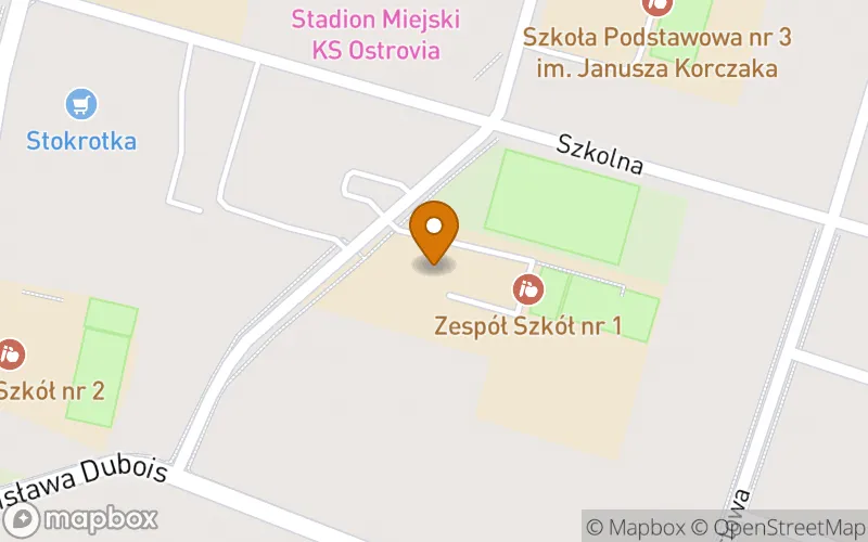 Lokalizacja: Szkoła Policealna w Zespole Szkół nr 1 w Ostrowi Mazowieckiej