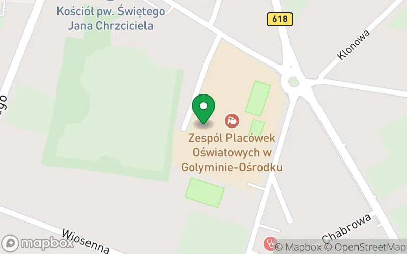 Lokalizacja: Gminne Przedszkole w Gołyminie-Ośrodku